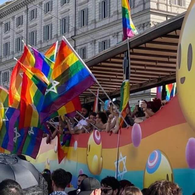 Bandiere LGBT ebraiche al Pride